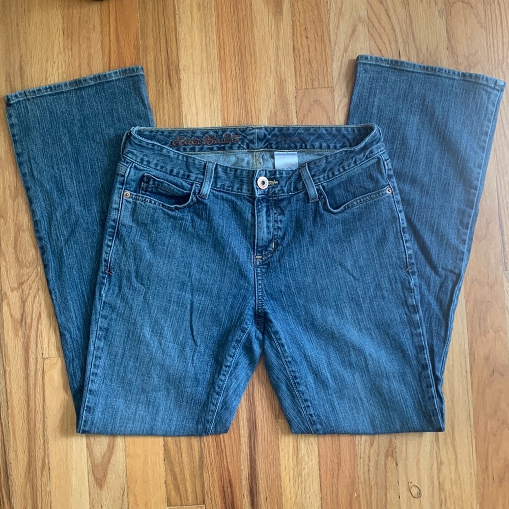 vintage eddie bauer low waisted bootcut jeans!